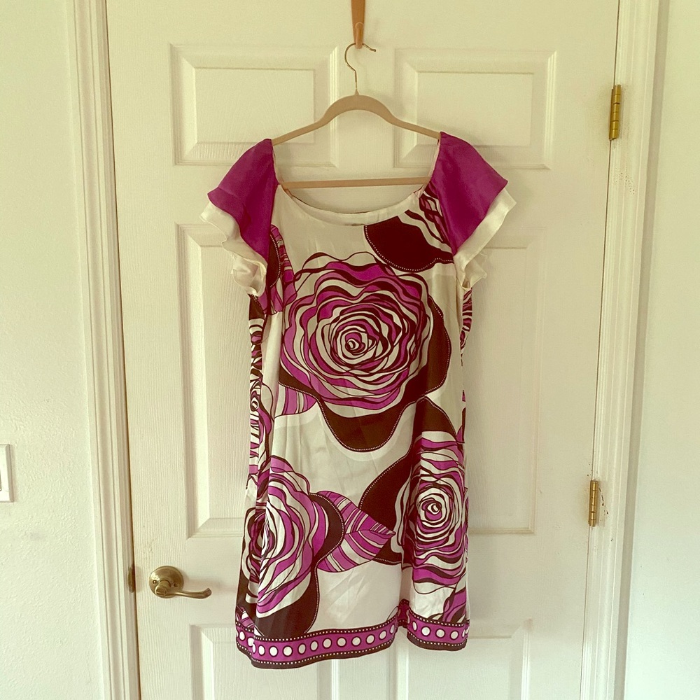 Satin feel midi dress